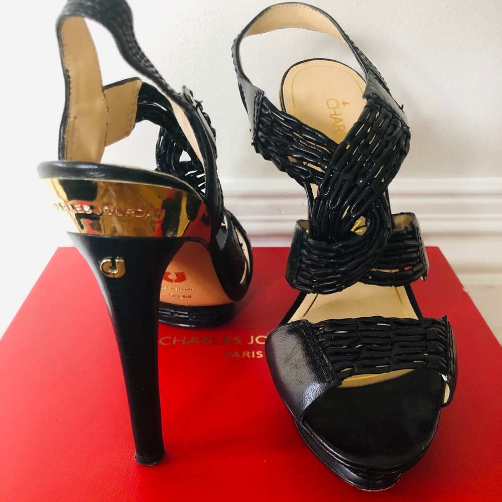 Charles Jourdan Paris black Amari shoes 71/2